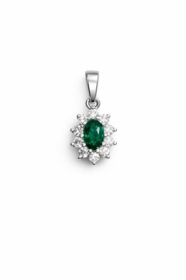 Charm Idee Preziose dal 1987 Dame in Weißgold Zircone IP.CHK18B/101 - IP.CHK18B/101